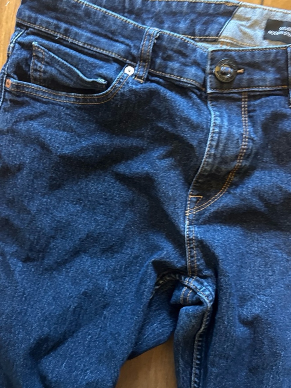 Volcom Men's Dark Blue modern Straight Jeans 32x30 - Picture 3 of 7